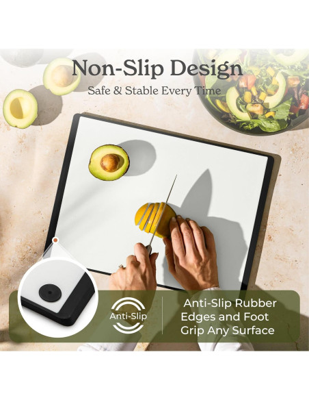 Conjunto de Tablas de Cortar SMIRLY 3 Piezas Antideslizantes