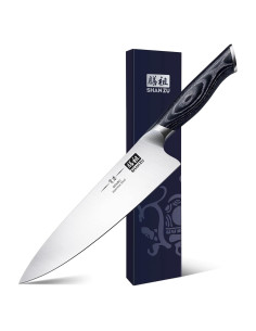 Cuchillo de Chef Japonés SHAN ZU 20.32 cm Acero Super Japonés