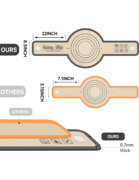 Sling de Silicona para Hornear Pan Arimagroup 55.88x21.08cm Gris Sling de Silicona para Hornear Pan Arimagroup 55.88x21.08cm Gris