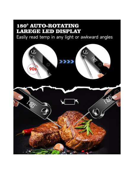 Termómetro Digital de Carne FVFV 2025 - Precisión 0.1C