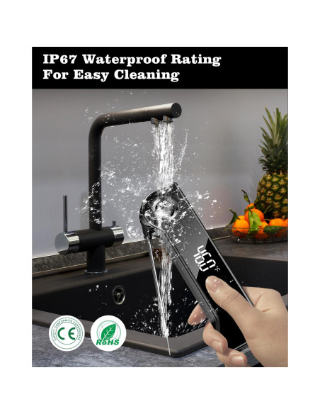 Termómetro Digital de Carne FVFV 2025 - Precisión 0.1C