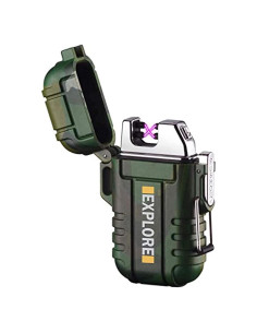 Encendedor Impermeable Urgrette Doble Arco Eléctrico USB 100g