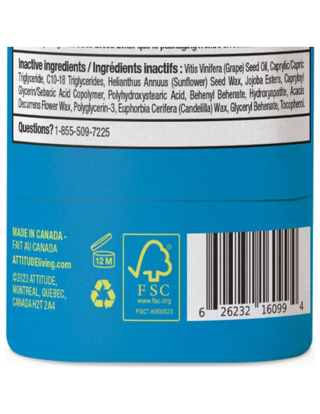 Protector Solar Mineral Facial ATTITUDE Niños SPF 30 19.84g