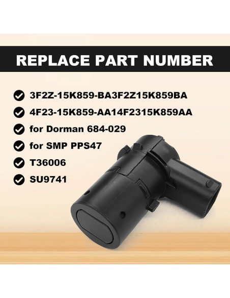 4 Sensores de Estacionamiento Stymart para Ford 2002-2018