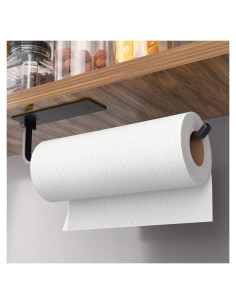 Soporte para Toallas de Papel Niffgaff Aluminio Negro Mate 31 cm