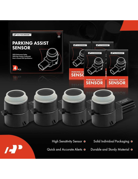 Sensor de Estacionamiento A-Premium 4-PC para Jeep y Dodge