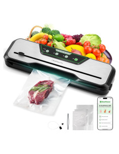 Máquina de Sellado al Vacío Beelicious Pro 80kPa 8-en-1