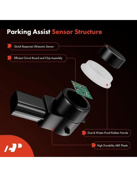 Sensor de Estacionamiento A-Premium 4-PC para Jeep y Dodge