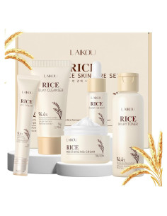 Juego de Cuidado de Piel Coreano LAIKOU 5 Piezas Hidratantes
