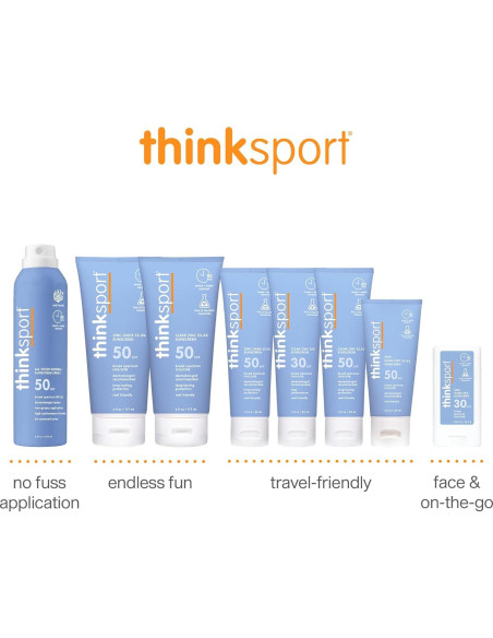 Thinksport Protector Solar Mineral SPF 50+ 170ml - Bloqueador Natural