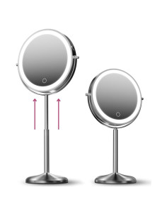 Espejo de Maquillaje Iluminado Fancii 10x/1x Ajustable 36-48 cm