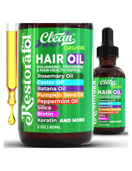 Aceite para Cabello Clean Beauty Romero 56.7g - Crecimiento y Hidratación