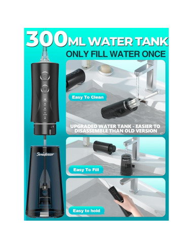 Irrigador Dental Inalámbrico Sonicflosser F5040 300ML IPX7