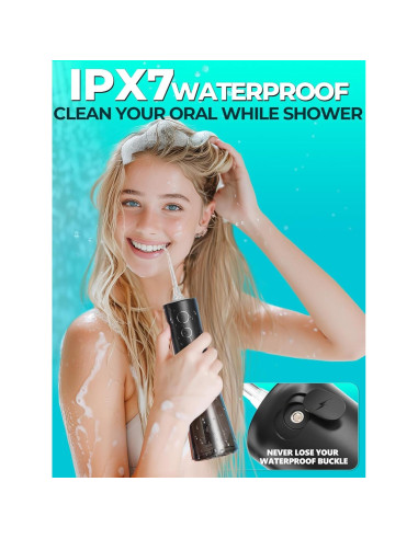 Irrigador Dental Inalámbrico Sonicflosser F5040 300ML IPX7