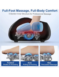 Masajeador de Pies KingPavonini Shiatsu con Calor y Vibración 2