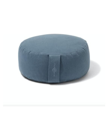 Cojín de Meditación Orgánico Renoo 38 cm Redondo Verde Azulado