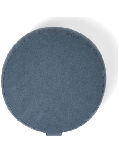 Cojín de Meditación Orgánico Renoo 38 cm Redondo Verde Azulado