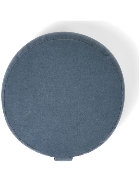 Cojín de Meditación Orgánico Renoo 38 cm Redondo Verde Azulado