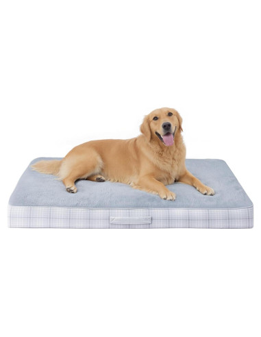 Cama Ortopédica Lavable para Perros Grandes MIHIKK XL Gris