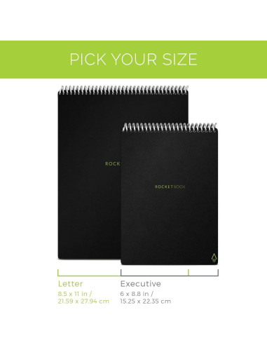 Cuaderno Reutilizable Rocketbook Flip Carta Camo 36 Páginas