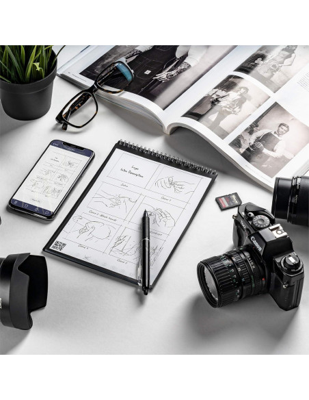 Cuaderno Reutilizable Rocketbook Flip Carta Camo 36 Páginas