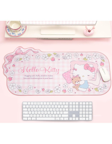 Alfombrilla de Ratón Kuitmor Rosa Grande Antideslizante 82x39cm