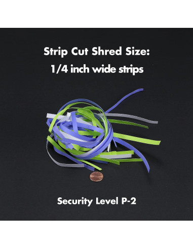 Destructora de papel Aurora AU800SZ 8 hojas corte en tiras