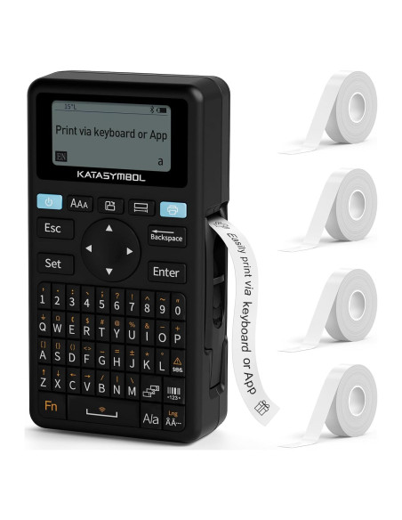 Máquina de Etiquetas SUPVAN E11 Bluetooth con 4 Cintas