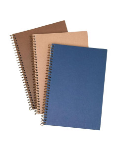 Cuadernos 100% Reciclados Mintra Junior 3pk 16.5x24.1cm