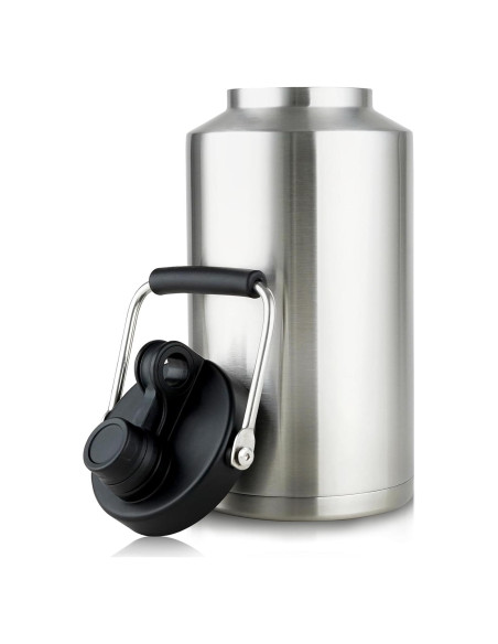 Jarra de Agua Aislada Alathote 1 Galón Acero Inoxidable 128 oz