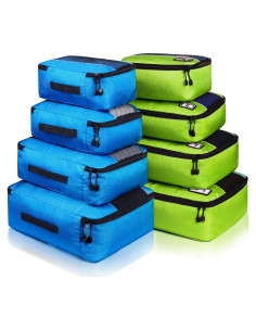 Organizador de Equipaje Idesort - 8 Cubos de Empaque Duraderos