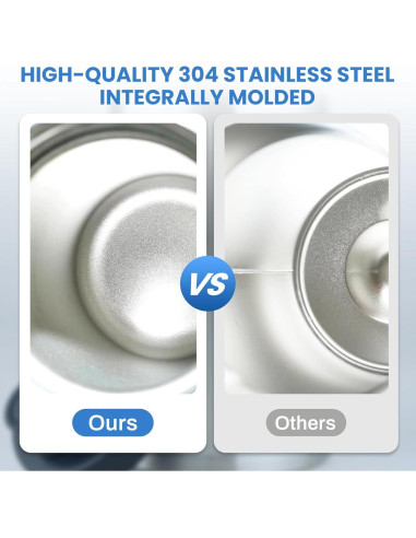 Jarra de Agua Aislada Alathote 1 Galón Acero Inoxidable 128 oz