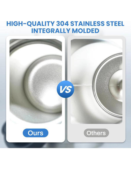 Jarra de Agua Aislada Alathote 1 Galón Acero Inoxidable 128 oz