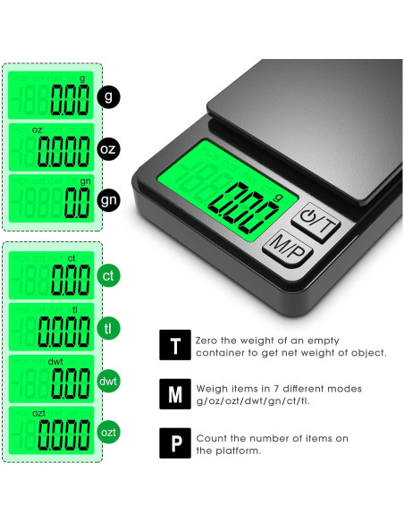 Balanza Digital de Precisión Mik-Nana 300g/0.01g Compacta