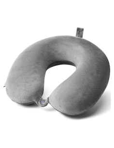 Almohada de Viaje XinYiSheng Espuma Viscoelástica Gris