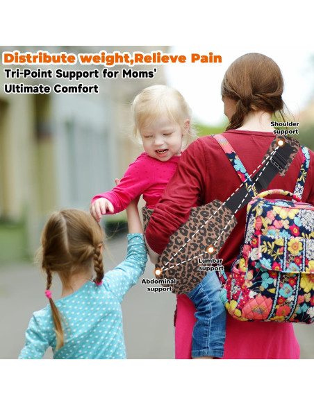 Portabebés Ajustable Ergonomía Leopardo 0-20.4 kg