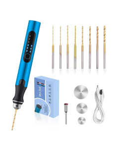 Mini Taladro Eléctrico Inalámbrico VQVYBXN 3 Velocidades 18000 RPM