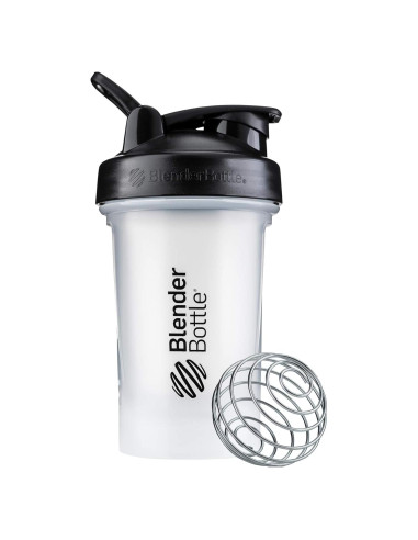 Botella Mezcladora BlenderBottle Clásica V2 0.59L Transparente/Negro