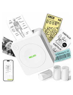 Impresora de Etiquetas Nelko PM230 Mini Bluetooth 54mm