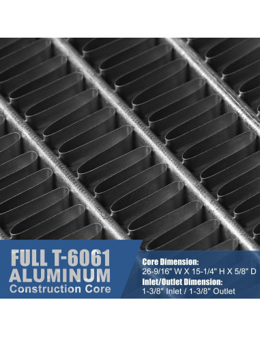 Radiador Auto Dynasty para Toyota Corolla 2019-2020 y Lexus UX