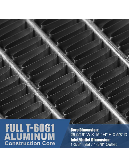 Radiador Auto Dynasty para Toyota Corolla 2019-2020 y Lexus UX