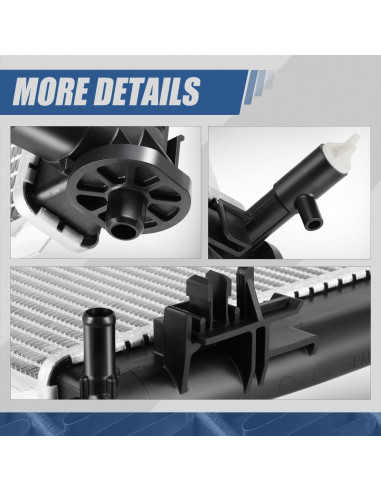 Radiador Auto Dynasty para Toyota Corolla 2019-2020 y Lexus UX