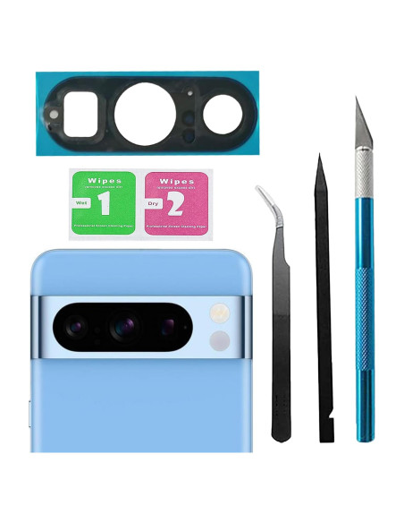 Cristal de Lente de Cámara Trasera Mingxiong para Google Pixel 8 Pro