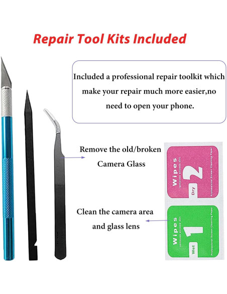 Cristal de Lente de Cámara Trasera Mingxiong para Google Pixel 8 Pro