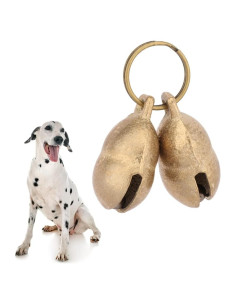 Campana de Latón para Perros Kcrygogo 4 Piezas Sonido Fuerte