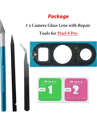 Cristal de Lente de Cámara Trasera Mingxiong para Google Pixel 8 Pro