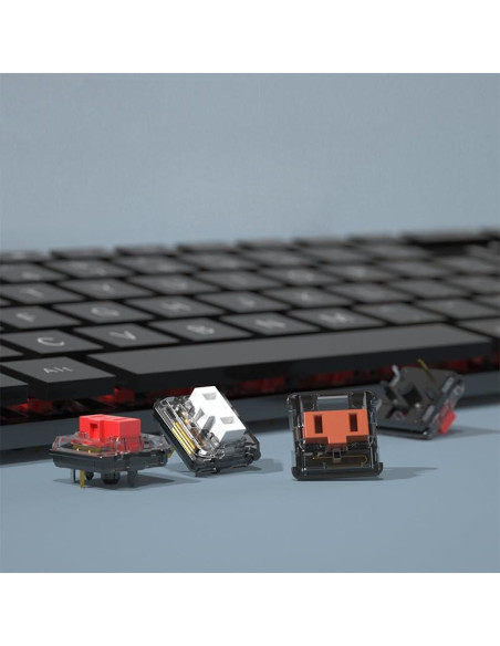 Interruptores Mecánicos Kailh Choc 5-Pin Táctiles 20pcs Marrón