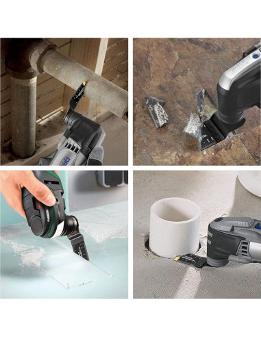 5 Cuchillas de Sierra Oscilante Titanio 90x34mm Farady