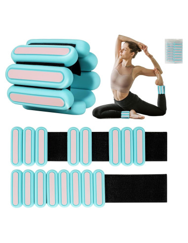 Pesas Ajustables para Muñeca y Tobillo SOLY 0.5 kg - Conjunto de 2