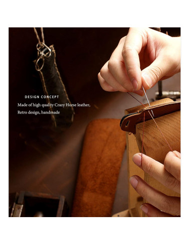 Funda de Llave Inteligente KEALAS para Subaru - Cuero Negro